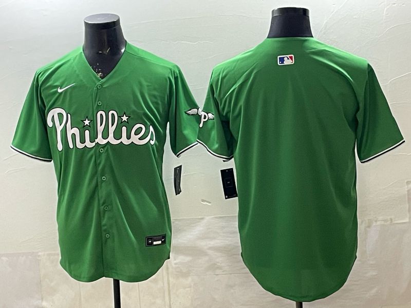 Men 2026 Philadelphia Phillies Blank Green Game Nike MLB Jersey 001->philadelphia phillies->MLB Jersey